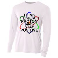 Think Like A Proton And Stay Positive Science Cooling Performance Long Sleeve Crew