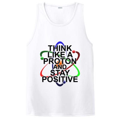 Think Like A Proton And Stay Positive Science PosiCharge Competitor Tank