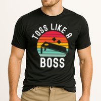 Toss Like A Boss Bean Bag Player Funny Cornhole Performance Shirt