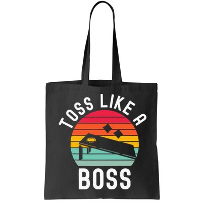 Toss Like A Boss Bean Bag Player Funny Cornhole Bag