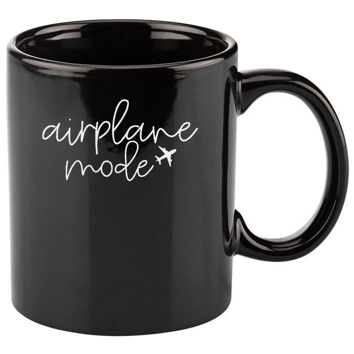 Travel Lover Airplane Mode For Women Airplane Mode Adventure 11oz C Handle Ceramic Mug