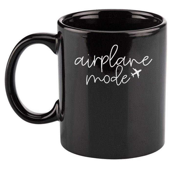 Travel Lover Airplane Mode For Women Airplane Mode Adventure 11oz C Handle Ceramic Mug