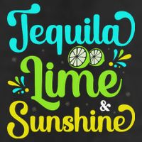 Tequila Lime And Sunshine Funny Beach Summer Vacation Cinco De Mayo Adult Drive Performance Visor
