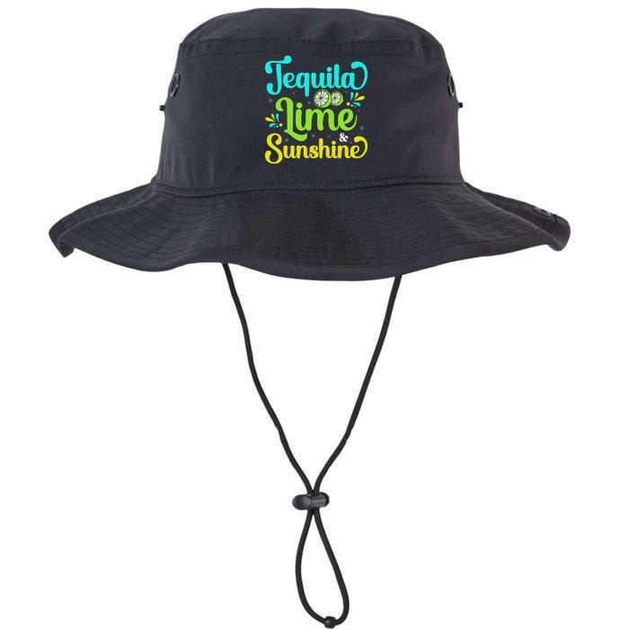Tequila Lime And Sunshine Funny Beach Summer Vacation Cinco De Mayo Bucket Hat