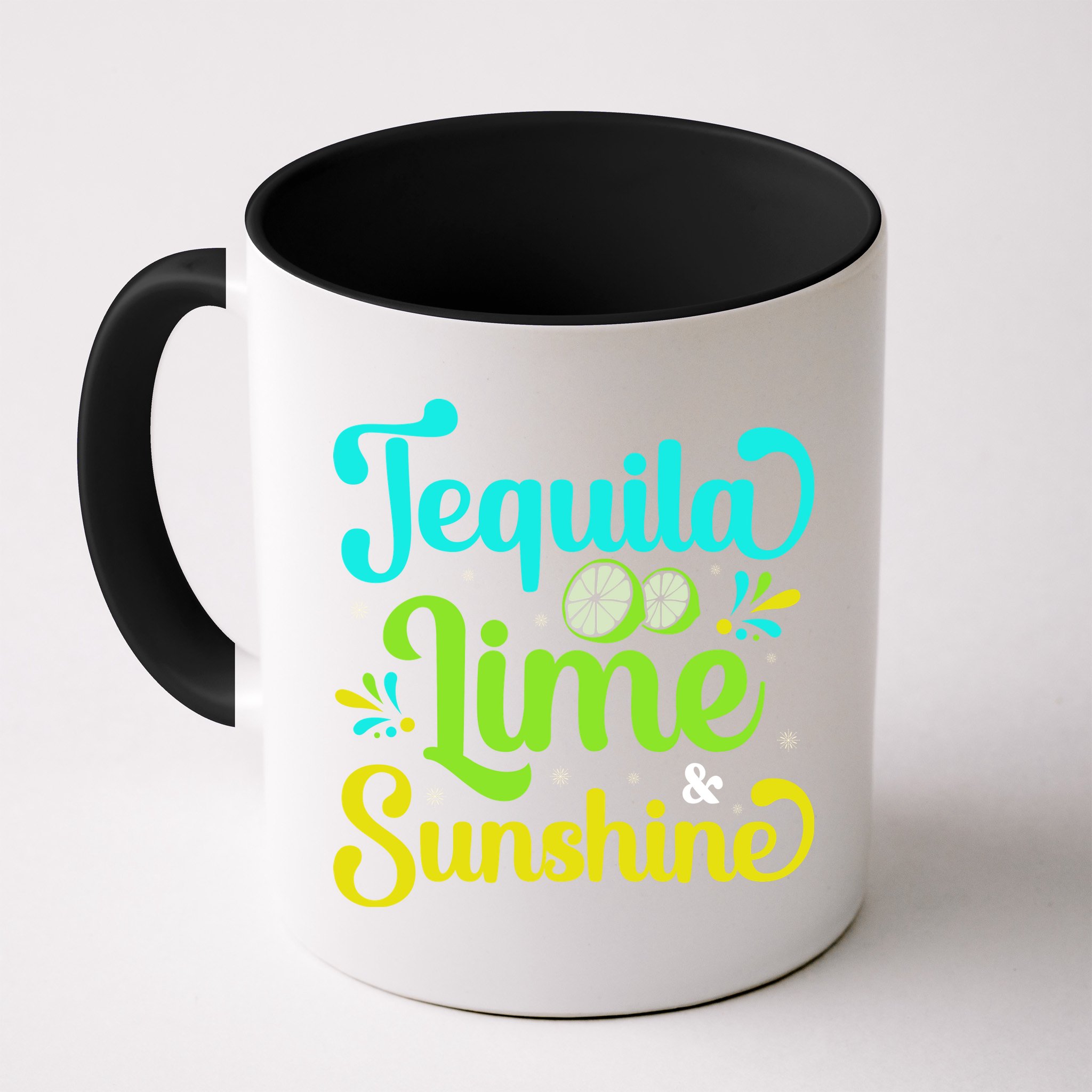 Tequila Lime And Sunshine Funny Beach Summer Vacation Cinco De Mayo Mug