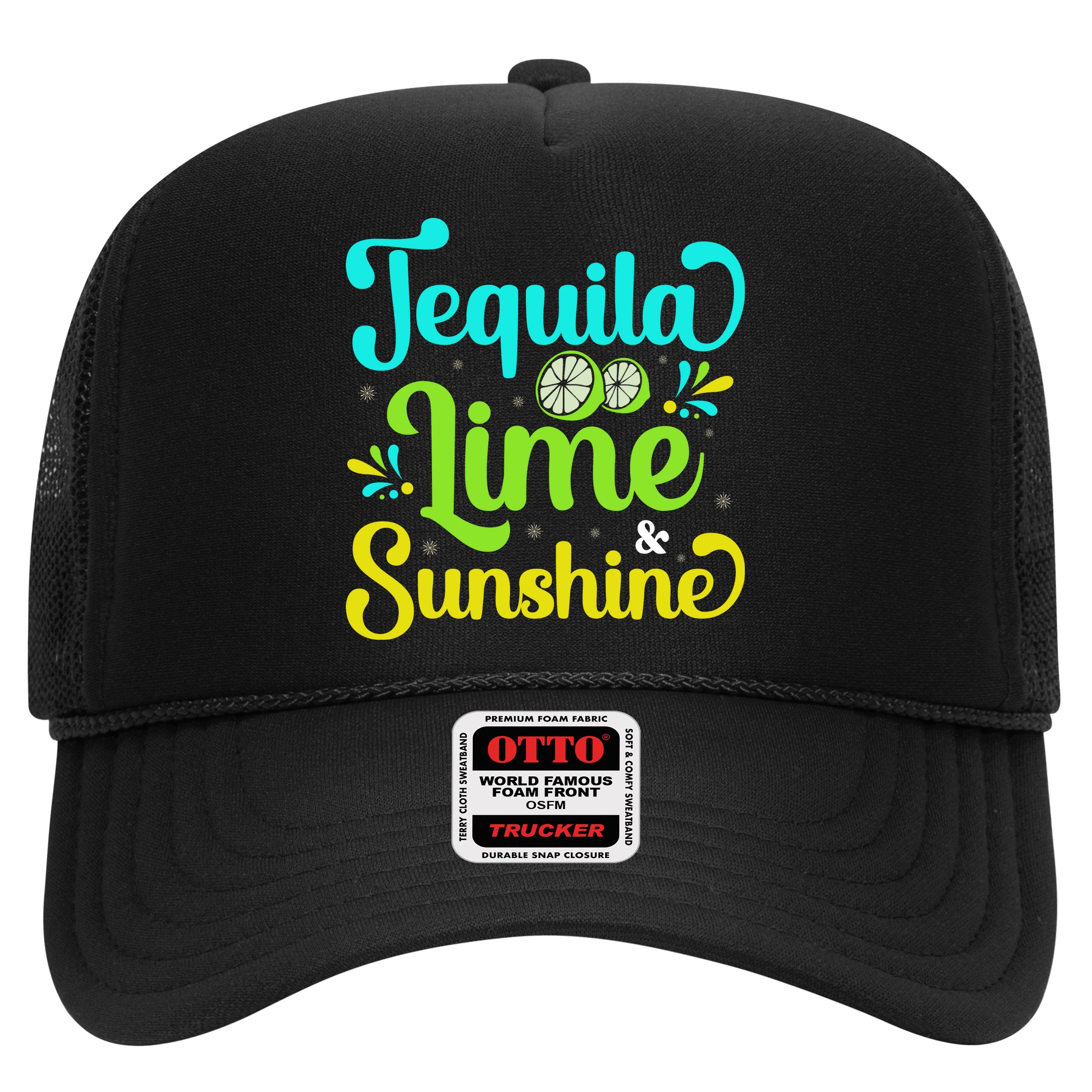 Tequila Lime And Sunshine Funny Beach Summer Vacation Cinco De Mayo Hat