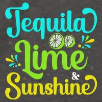 Tequila Lime And Sunshine Funny Beach Summer Vacation Cinco De Mayo Vector Backpack