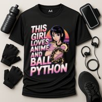 This Loves Anime Ball Python Snake Pet Ball Python Great Gift Performance Shirt