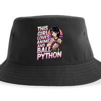 This Loves Anime Ball Python Snake Pet Ball Python Great Gift Sustainable Bucket Hat