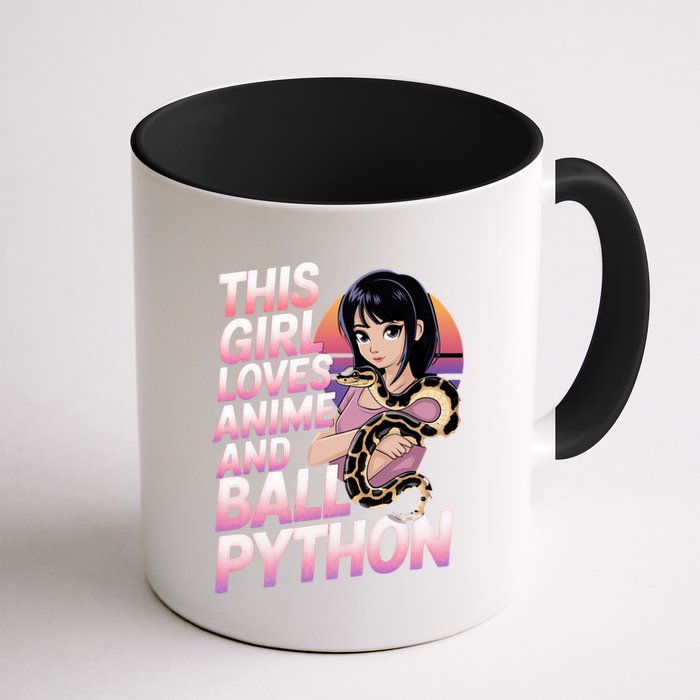 This Loves Anime Ball Python Snake Pet Ball Python Great Gift Mug