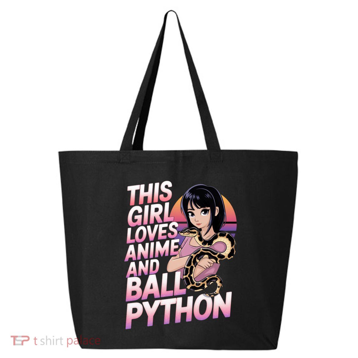 This Loves Anime Ball Python Snake Pet Ball Python Great Gift 25L Jumbo Tote