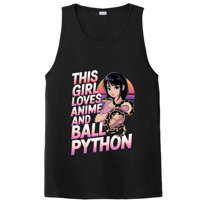This Loves Anime Ball Python Snake Pet Ball Python Great Gift PosiCharge Competitor Tank