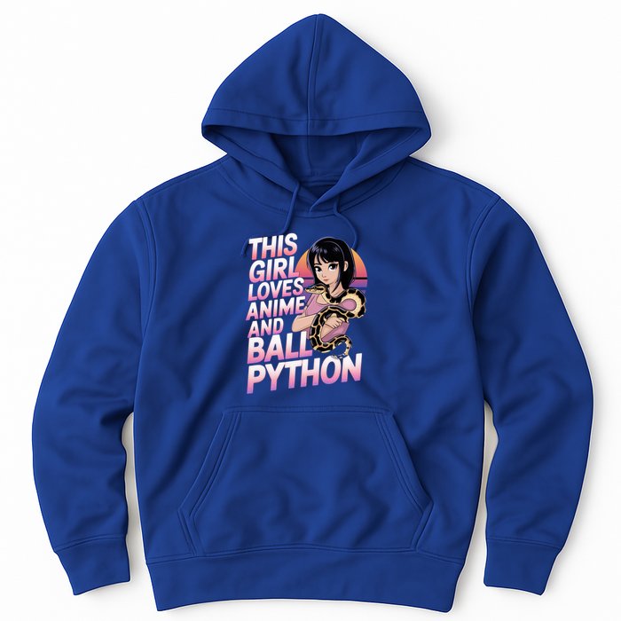 This Loves Anime Ball Python Snake Pet Ball Python Great Gift Hoodie