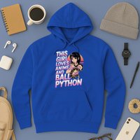 This Loves Anime Ball Python Snake Pet Ball Python Great Gift Hoodie