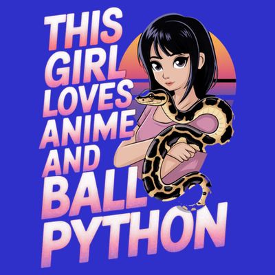 This Loves Anime Ball Python Snake Pet Ball Python Great Gift T-Shirt
