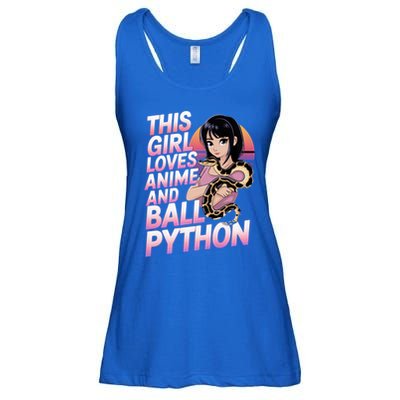 This Loves Anime Ball Python Snake Pet Ball Python Great Gift Ladies Essential Flowy Tank