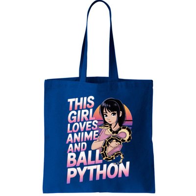 This Loves Anime Ball Python Snake Pet Ball Python Great Gift Tote Bag