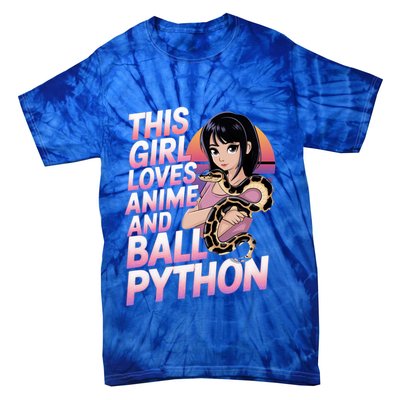 This Loves Anime Ball Python Snake Pet Ball Python Great Gift Tie-Dye T-Shirt