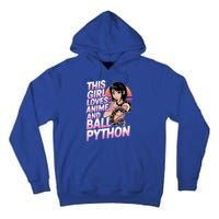 This Loves Anime Ball Python Snake Pet Ball Python Great Gift Tall Hoodie