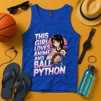 This Loves Anime Ball Python Snake Pet Ball Python Great Gift Tank Top
