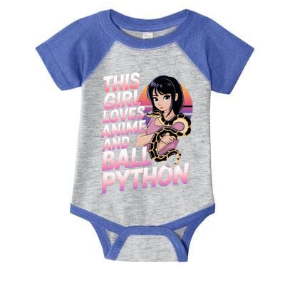 This Loves Anime Ball Python Snake Pet Ball Python Great Gift Infant Baby Jersey Bodysuit
