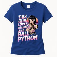 This Loves Anime Ball Python Snake Pet Ball Python Great Gift Womens T-Shirt