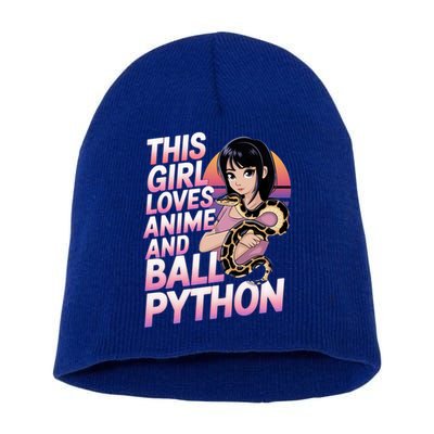 This Loves Anime Ball Python Snake Pet Ball Python Great Gift Short Acrylic Beanie