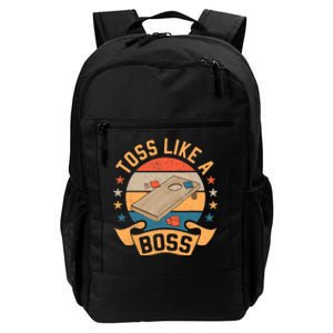 Toss Like A Boss Cornhole Champion Bean Bag Toss Game Daily Commute Backpack