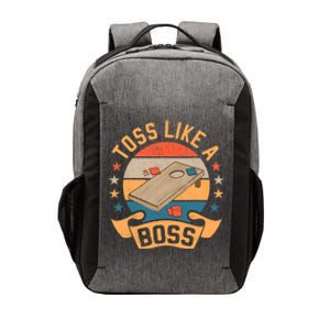 Toss Like A Boss Cornhole Champion Bean Bag Toss Game Vector Backpack