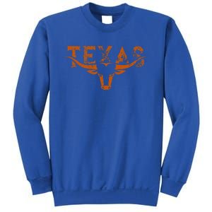 Texas Longhorn Austin Pride Texas Longhorn Bull Horn Sweatshirt