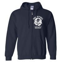 Train Like A Beast Jiu Jitsu, BJJ Grappling MMA Gorilla Full Zip Hoodie