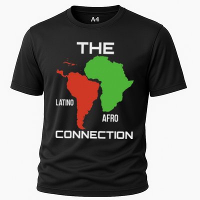 The Latino Afro Connection Hispanic Latina Cooling Performance Crew T-Shirt