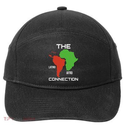 The Latino Afro Connection Hispanic Latina 7-Panel Snapback Hat