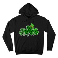 Three Leopard And Plaid Shamrocks St Patricks Day Women Hoodie