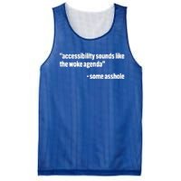 Todd Libby Accessibility Sounds Like The Woke Agenda Some Asshole Mesh Reversible Basketball Jersey Tank