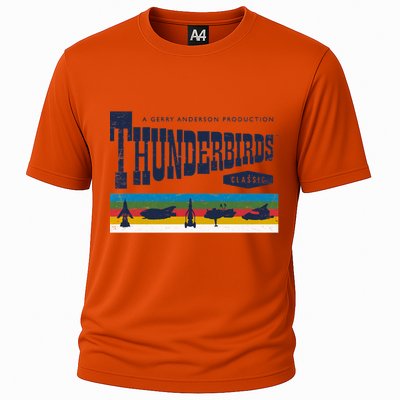 Thunderbirds Logo And Birds Cooling Performance Crew T-Shirt