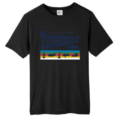 Thunderbirds Logo And Birds Tall Fusion ChromaSoft Performance T-Shirt