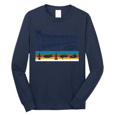 Thunderbirds Logo And Birds Long Sleeve Shirt