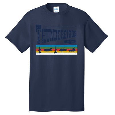 Thunderbirds Logo And Birds Tall T-Shirt