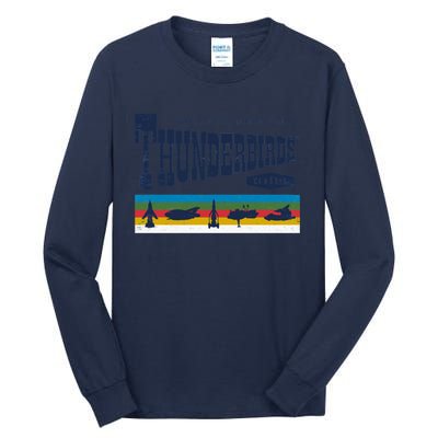 Thunderbirds Logo And Birds Tall Long Sleeve T-Shirt