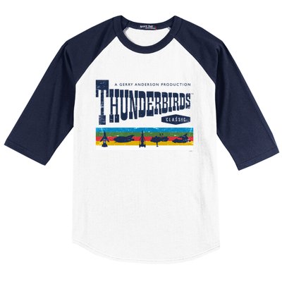 Thunderbirds Logo And Birds Baseball Sleeve Shirt