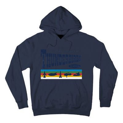 Thunderbirds Logo And Birds Tall Hoodie