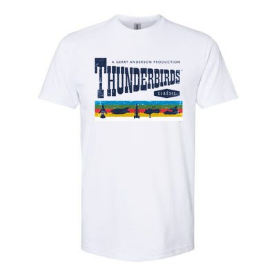 Thunderbirds Logo And Birds Softstyle CVC T-Shirt