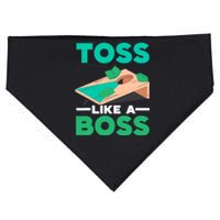 Toss Like A Boss Cornhole Player Bean Bag Sack Toss USA-Made Doggie Bandana