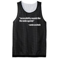 Todd Libby Accessibility Sounds Like The Woke Agenda Some Asshole Mesh Reversible Basketball Jersey Tank