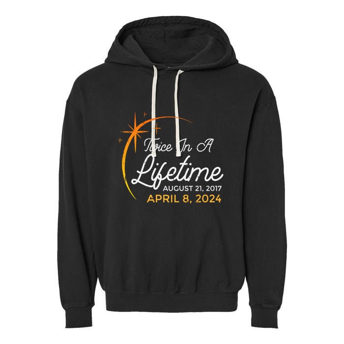 Twice Lifetime August 2017 April 2024 Eclipse Garment-Dyed Fleece Hoodie