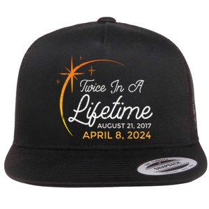 Twice Lifetime August 2017 April 2024 Eclipse Flat Bill Trucker Hat