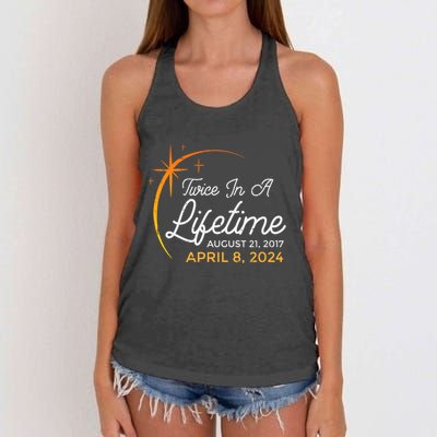 Twice Lifetime August 2017 April 2024 Eclipse Women's Knotted Racerback Tank