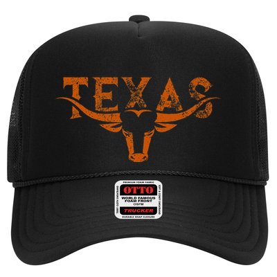 Texas Longhorn Austin Pride Vintage Texas Longhorn Bull Horn Trucker Hat