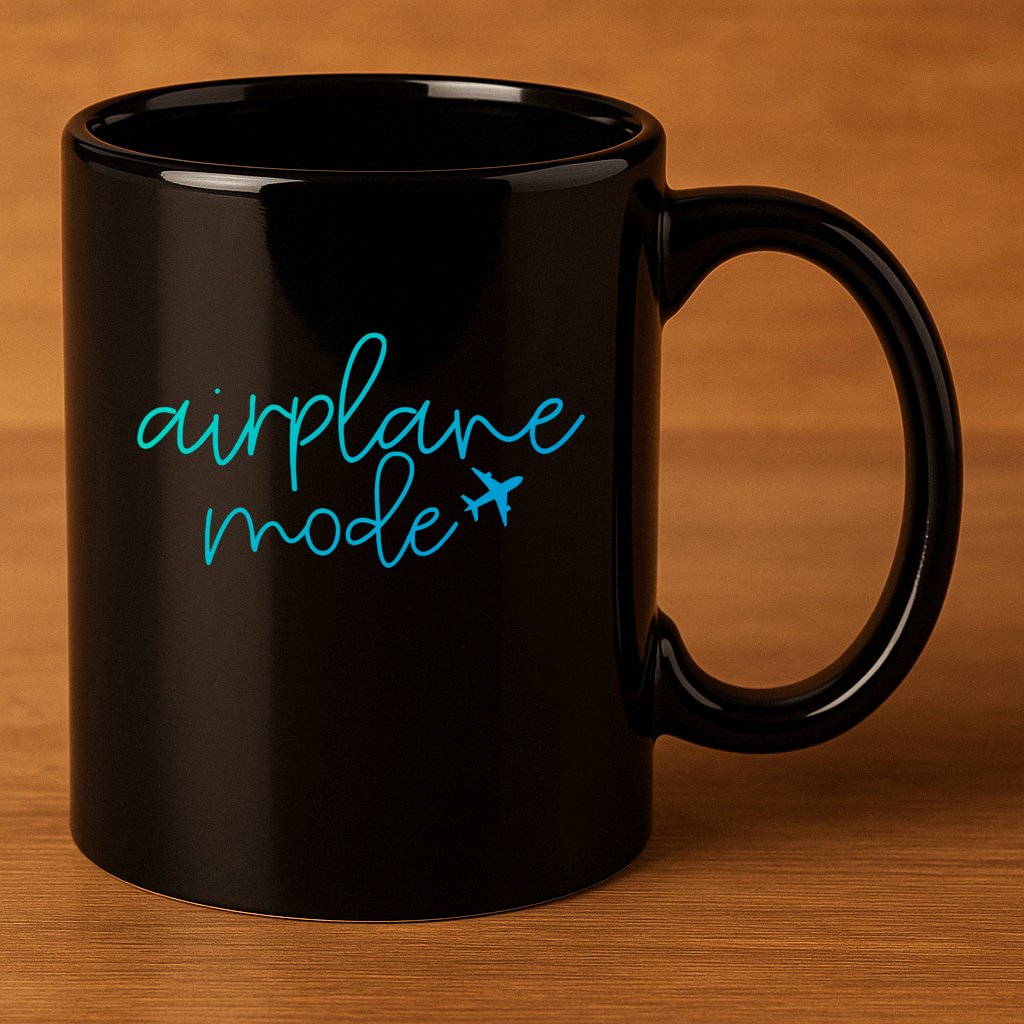 Travel Lover Airplane Mode Airplane Mode Adventure Meaningful Gift 11oz C Handle Ceramic Mug